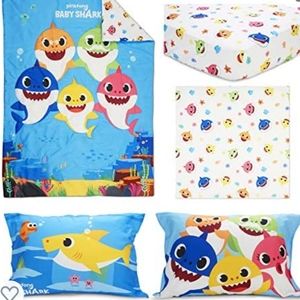 PingFong Baby Shark Toddler Bedding 5 pieces